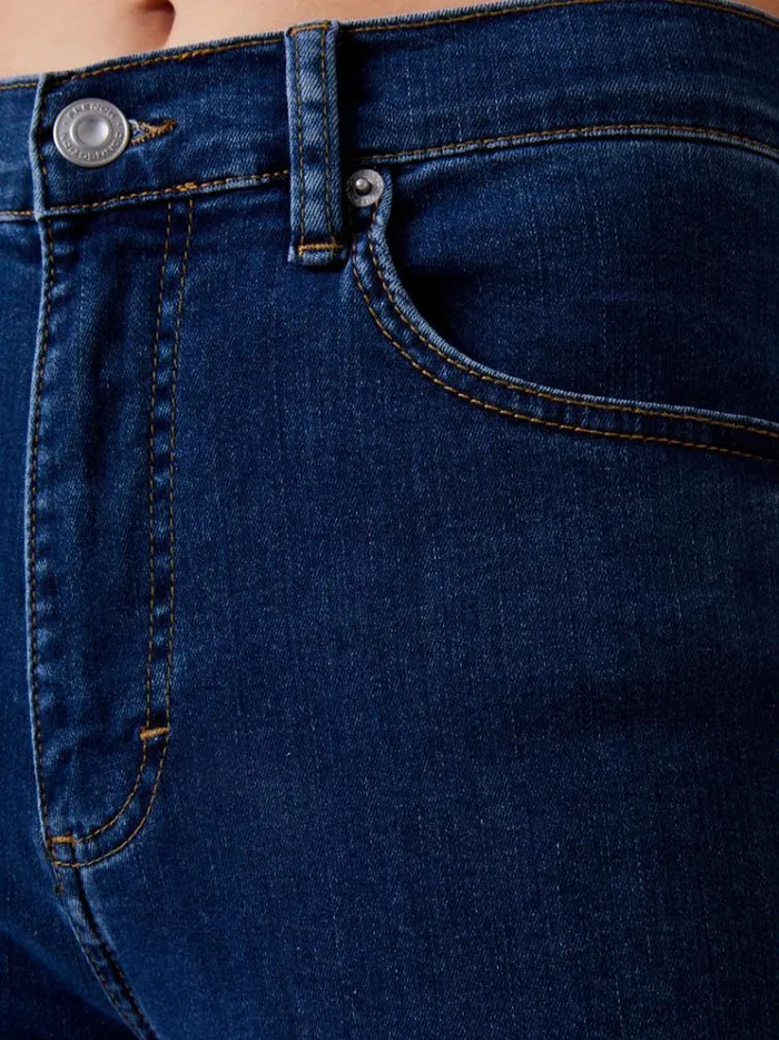 French Connection Trousers Soft Stretch Denim High Rise Skinny Jeans 30 Inch Mid Wash 8211 Woman