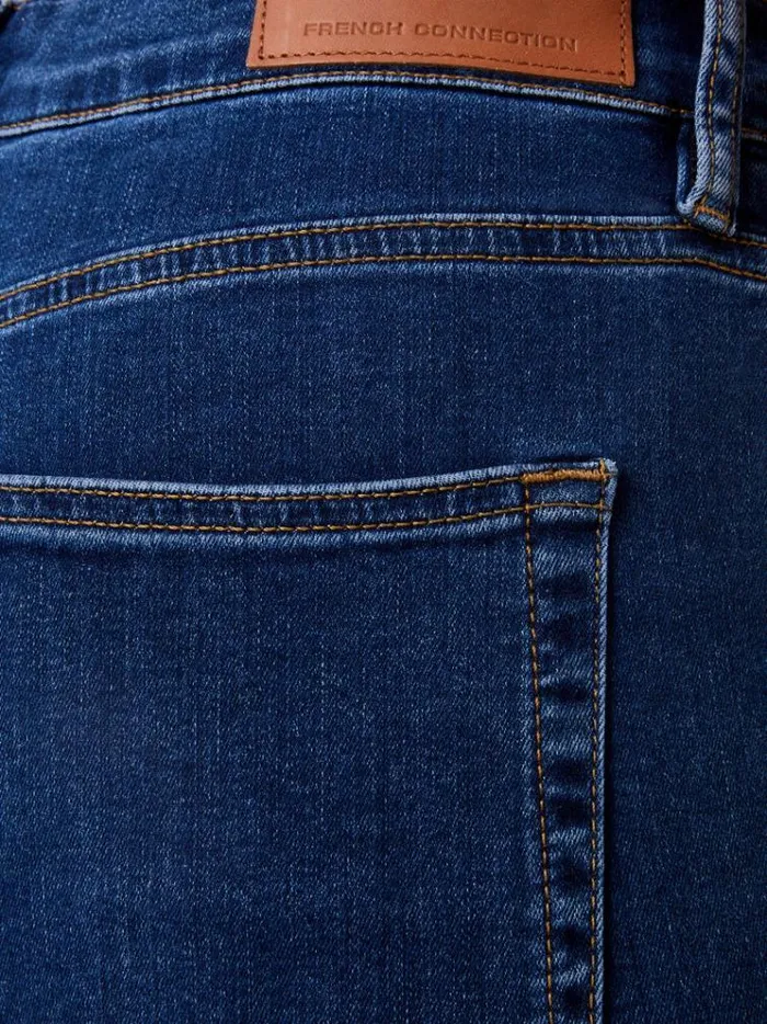 French Connection Trousers Soft Stretch Denim High Rise Skinny Jeans 30 Inch Mid Wash 8211 Woman