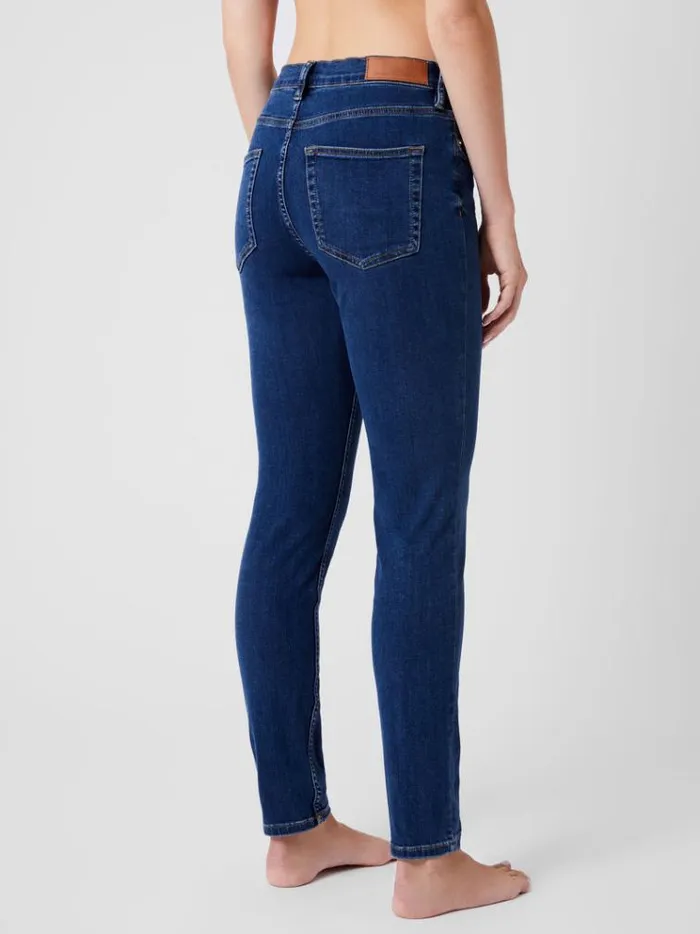 French Connection Trousers Soft Stretch Denim High Rise Skinny Jeans 30 Inch Mid Wash 8211 Woman
