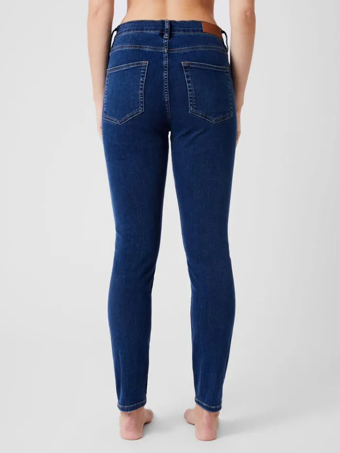 French Connection Trousers Soft Stretch Denim High Rise Skinny Jeans 30 Inch Mid Wash 8211 Woman
