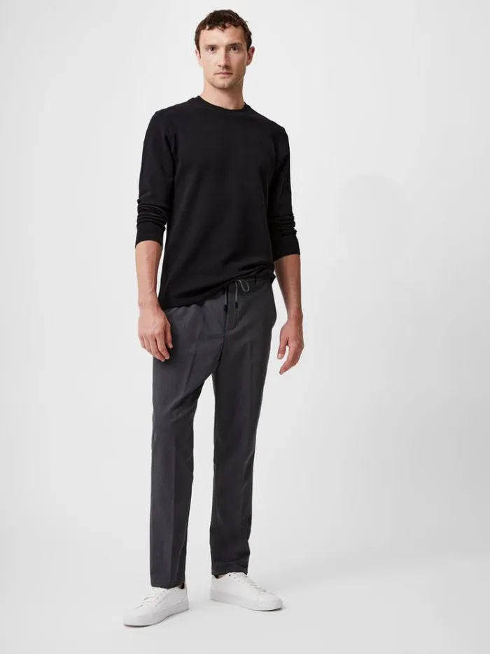 French Connection Trousers Stretch Knitted Trousers Black 8211 Man