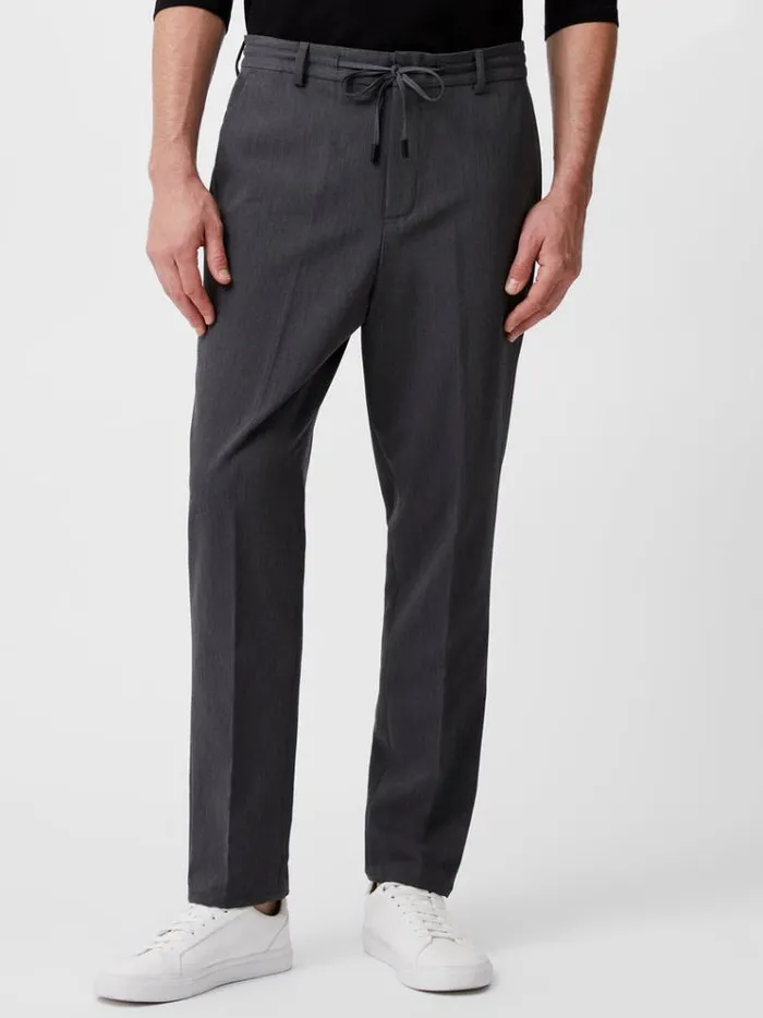 French Connection Trousers Stretch Knitted Trousers Black 8211 Man