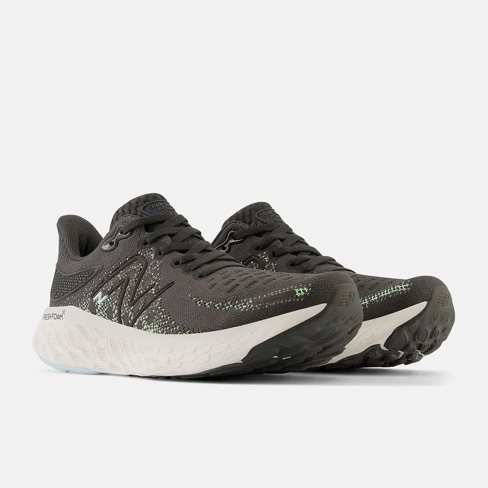 Fresh Foam X 1080v12 Blacktop with Green Aura and Bleach Blue Women Running New Balance Fresh Foam X 1080v12 Blacktop with Green Aura and Bleach Blue Women Running New Balance