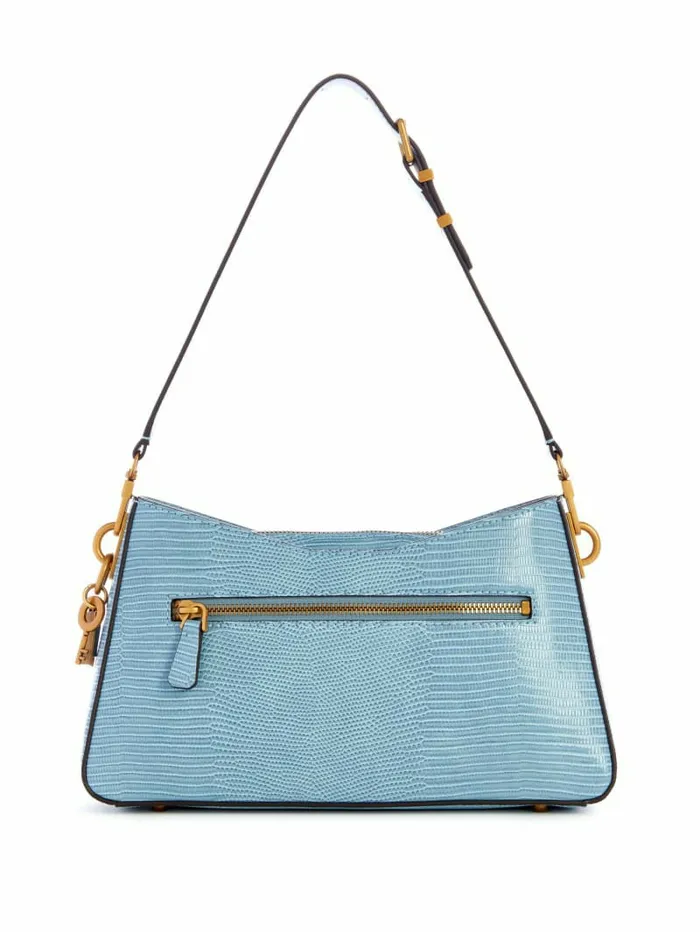 Ginevra Elite Shoulder Bag Light Denim Women Handbags GUESS Ginevra Elite Shoulder Bag Light Denim Women Handbags GUESS