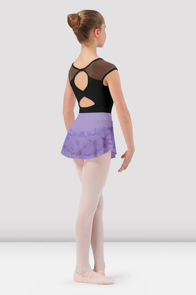 Girls Alina Lace Pull On Skirt Lilac Children Skirts and Tutus Bloch