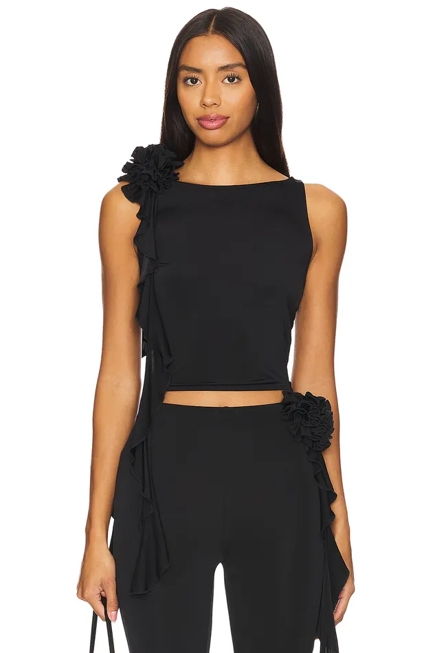 Giulia Top Black Women Lovers and Friends Tops