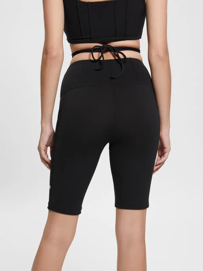 GUESS Activewear Women Brigit Biker Shorts Black GUESS Activewear Women Brigit Biker Shorts Black