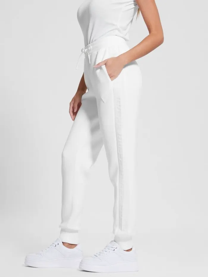 GUESS Bottoms Women Eco Allie Scuba Active Pants Ocean Salt GUESS Bottoms Women Eco Allie Scuba Active Pants Ocean Salt