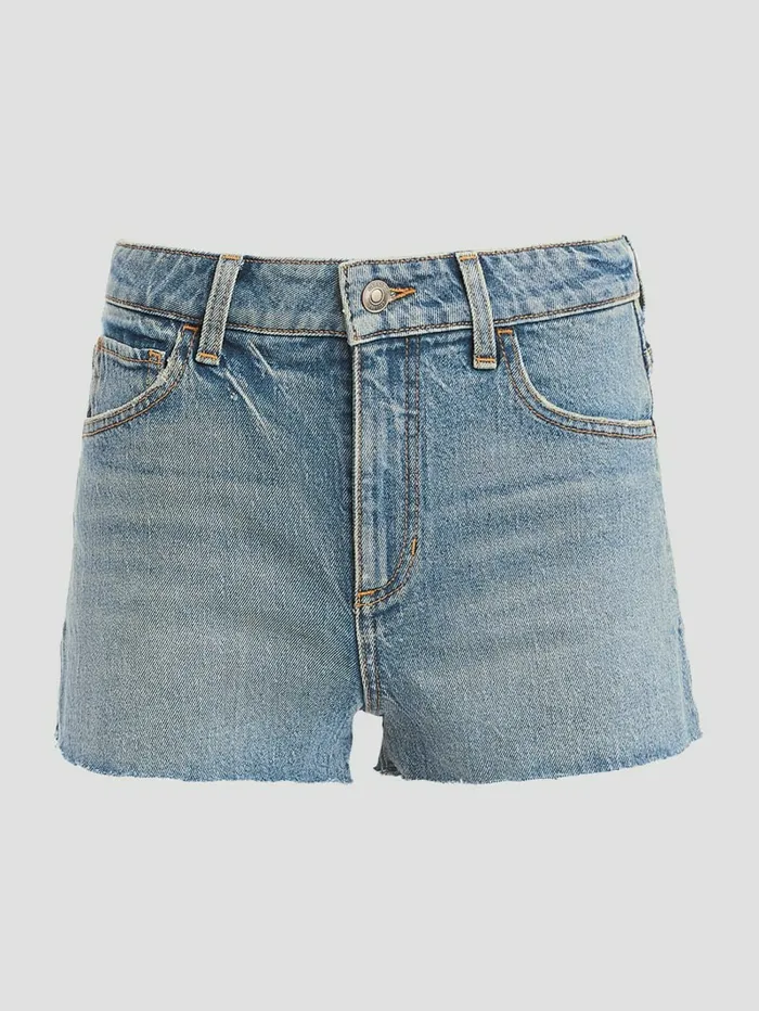 GUESS Bottoms Women Mom Shorts Blue Tortoise GUESS Bottoms Women Mom Shorts Blue Tortoise