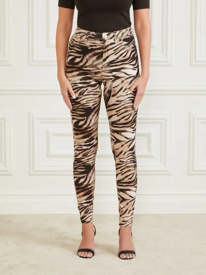 GUESS Bottoms Women Smoke and Mirrors Stiletto 99 Pant Smoke And Mirrors Print