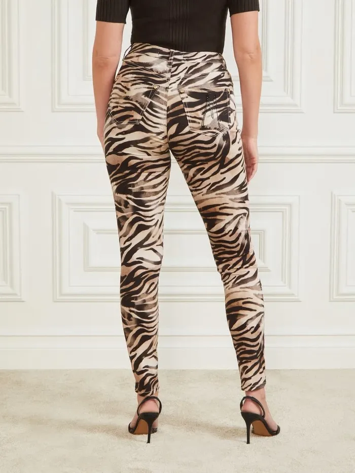 GUESS Bottoms Women Smoke and Mirrors Stiletto 99 Pant Smoke And Mirrors Print GUESS Bottoms Women Smoke and Mirrors Stiletto 99 Pant Smoke And Mirrors Print