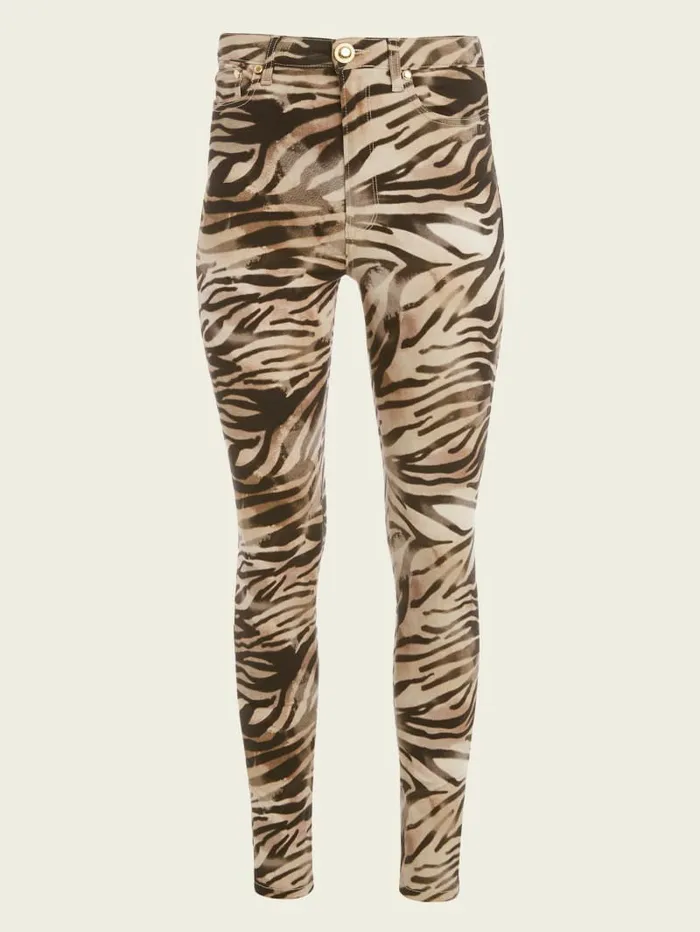 GUESS Bottoms Women Smoke and Mirrors Stiletto 99 Pant Smoke And Mirrors Print GUESS Bottoms Women Smoke and Mirrors Stiletto 99 Pant Smoke And Mirrors Print