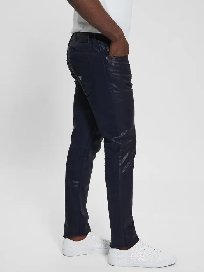 GUESS Coated Tapered Jeans Smart Blue Coated Men Jeans and Denim GUESS Coated Tapered Jeans Smart Blue Coated Men Jeans and Denim