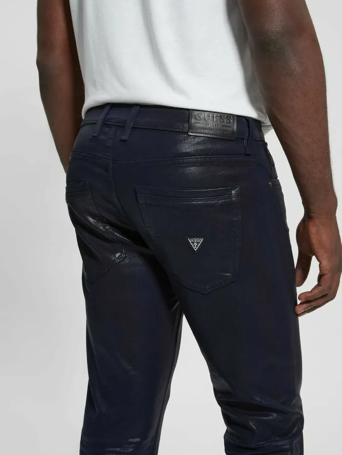 GUESS Coated Tapered Jeans Smart Blue Coated Men Jeans and Denim GUESS Coated Tapered Jeans Smart Blue Coated Men Jeans and Denim