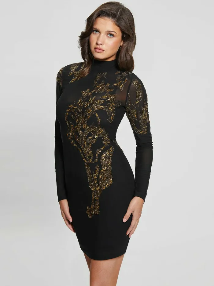 GUESS Dresses and Jumpsuits Women Ryder Embellished Dress Black