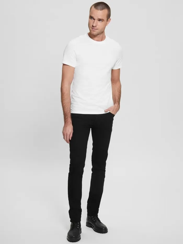 GUESS Eco Aidy Tee Pure White Men TShirts and Tanks