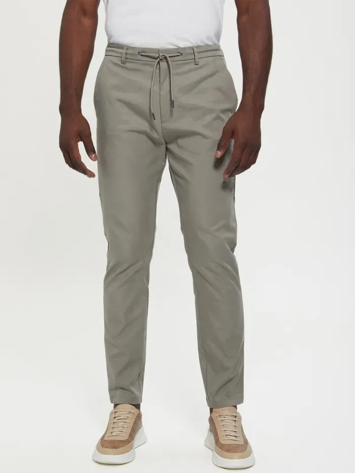 GUESS Eco Technical Pants Mossy Green Men Pants and Shorts