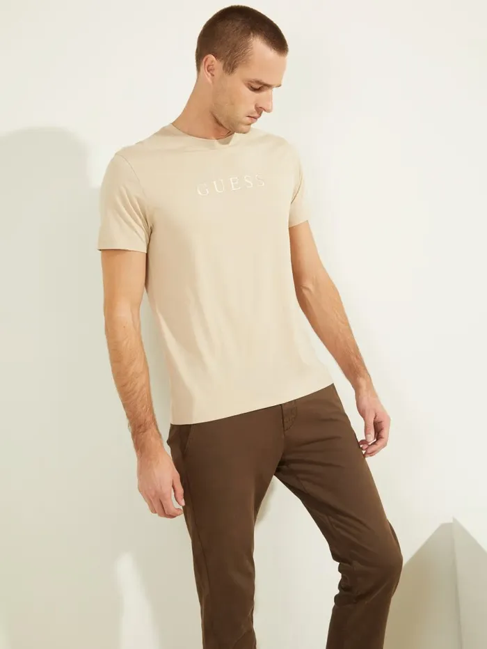 GUESS Embroidered Logo Tee Nomad Men TShirts and Tanks