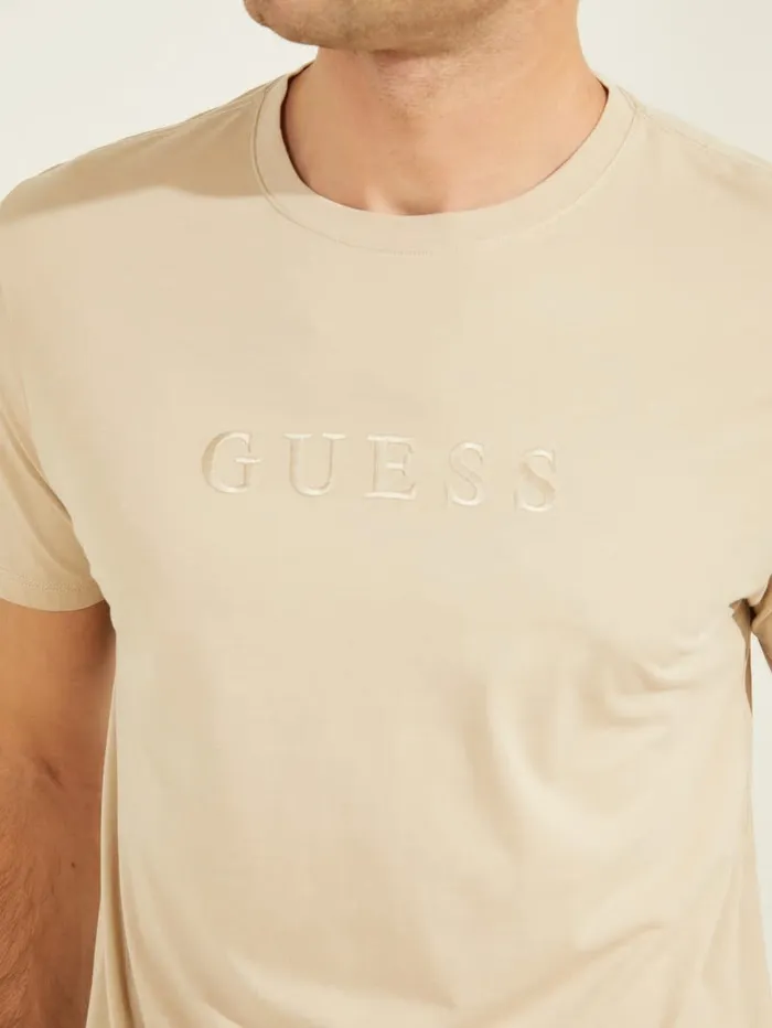 GUESS Embroidered Logo Tee Nomad Men TShirts and Tanks GUESS Embroidered Logo Tee Nomad Men TShirts and Tanks