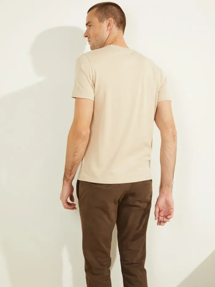 GUESS Embroidered Logo Tee Nomad Men TShirts and Tanks GUESS Embroidered Logo Tee Nomad Men TShirts and Tanks