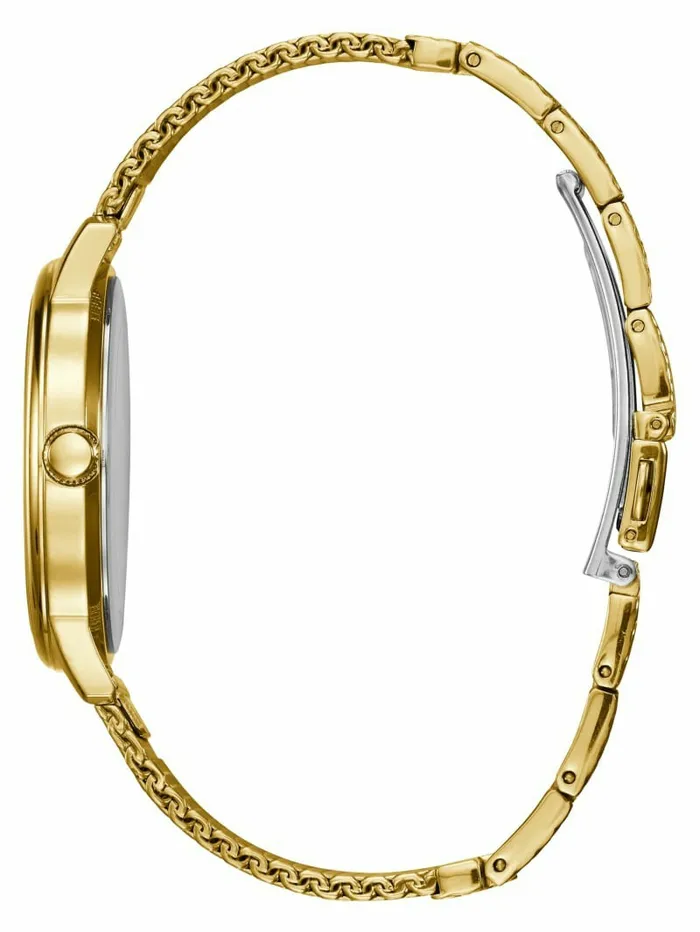 GUESS GoldTone Slim Mesh Diamond Watch Gold WomenMen Watches GUESS GoldTone Slim Mesh Diamond Watch Gold WomenMen Watches