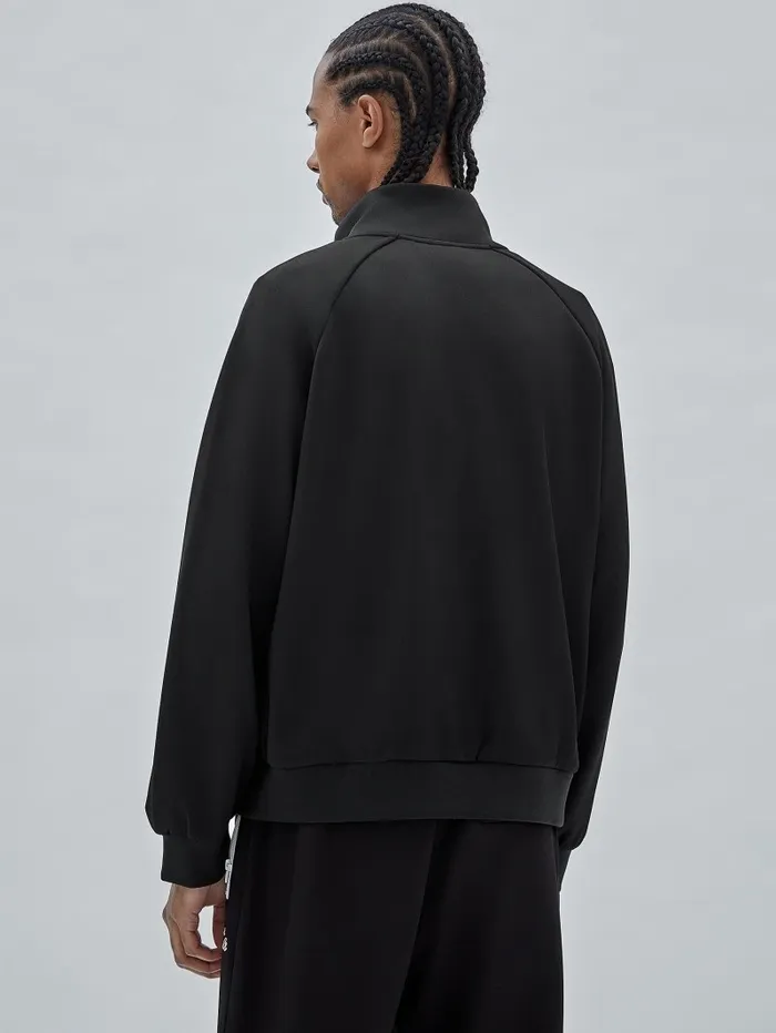 GUESS GUESS Originals Eco Tricot Track Jacket Black Men Jackets and Coats