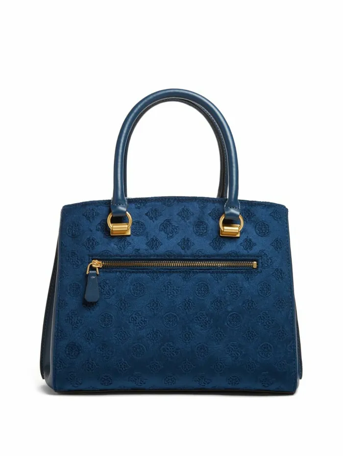 GUESS Handbags Women Ales Girlfriend Satchel Blue GUESS Handbags Women Ales Girlfriend Satchel Blue