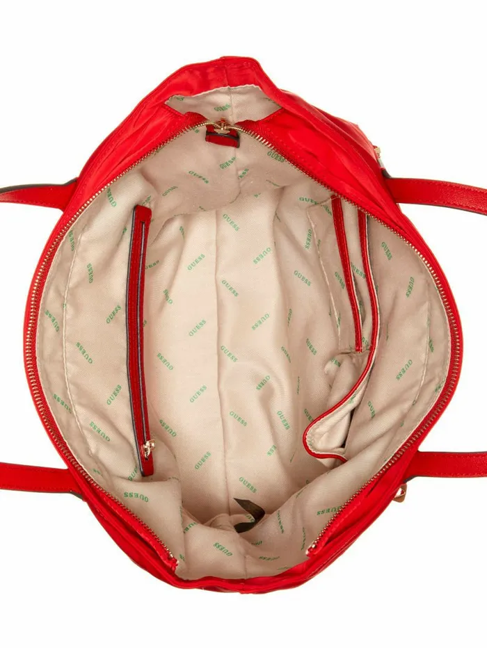 GUESS Handbags Women Eco Gemma Tote Passion Red GUESS Handbags Women Eco Gemma Tote Passion Red