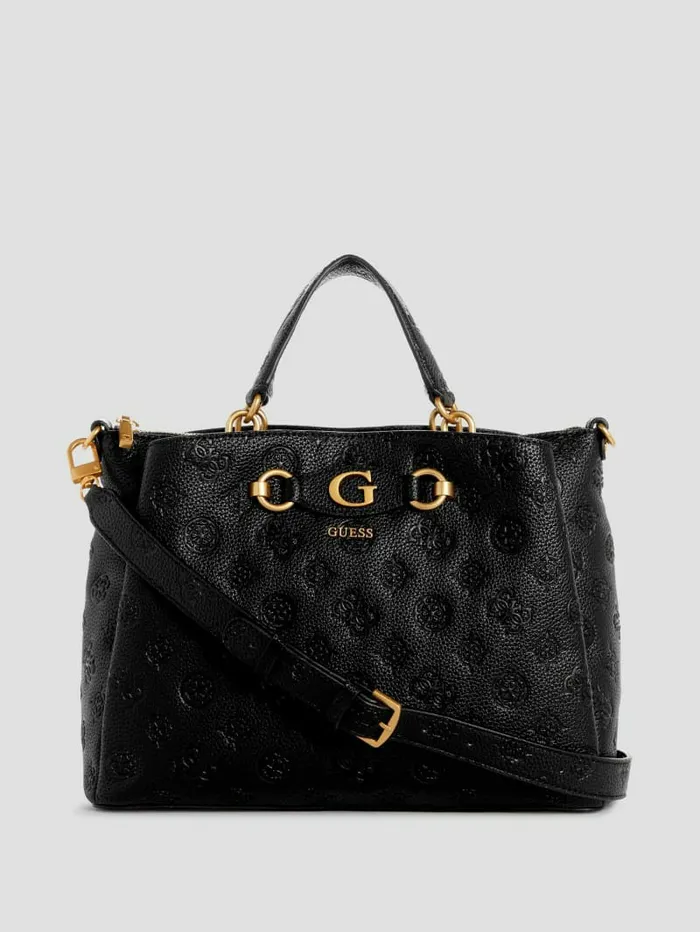 GUESS Handbags Women Izzy Peony Girlfriend Satchel Blossom
