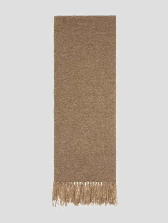 GUESS Hats and Scarves Women Oblong Heathered Scarf Foamy Taupe Heather Multi