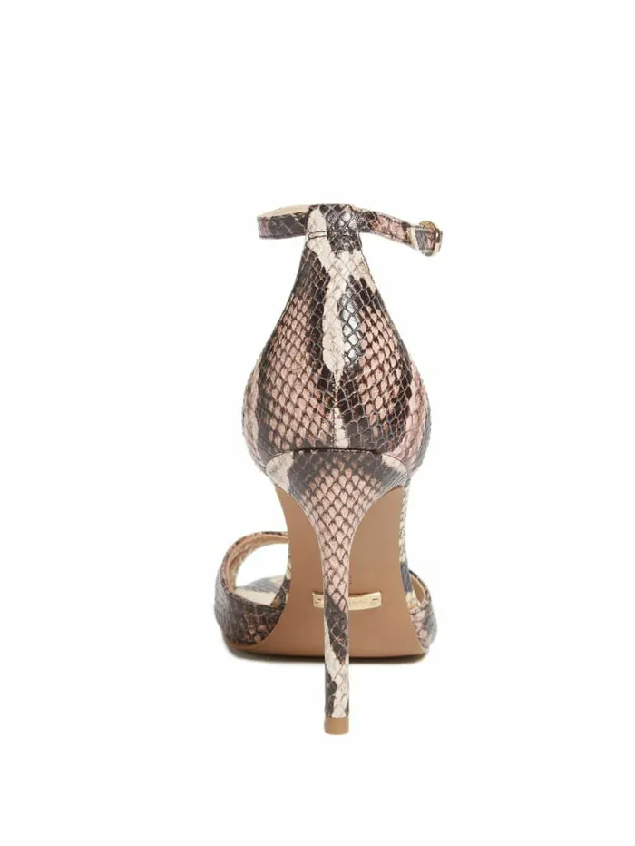 GUESS Heels Women Abiele Leather Stiletto Sandal Light Pink 680 GUESS Heels Women Abiele Leather Stiletto Sandal Light Pink 680