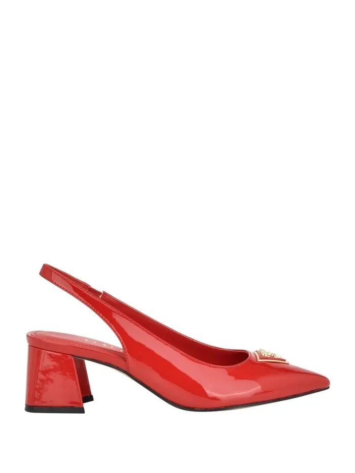 GUESS Heels Women Zanda Slingback Block Heels Medium Red