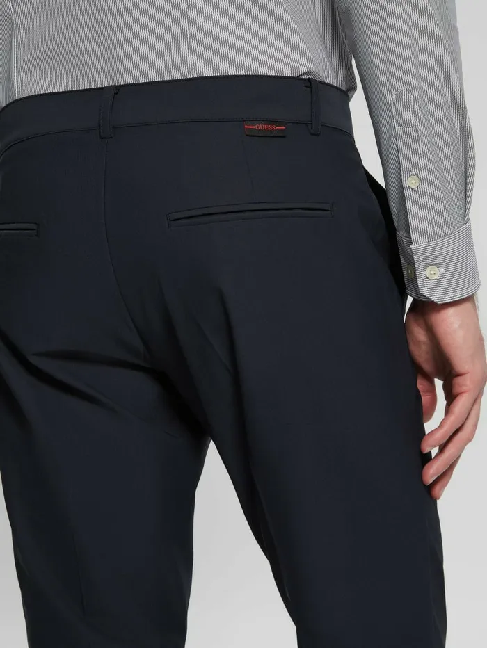 GUESS Myron TechStretch Dressy Pants Bleu lgant Men Pants and Shorts GUESS Myron TechStretch Dressy Pants Bleu lgant Men Pants and Shorts