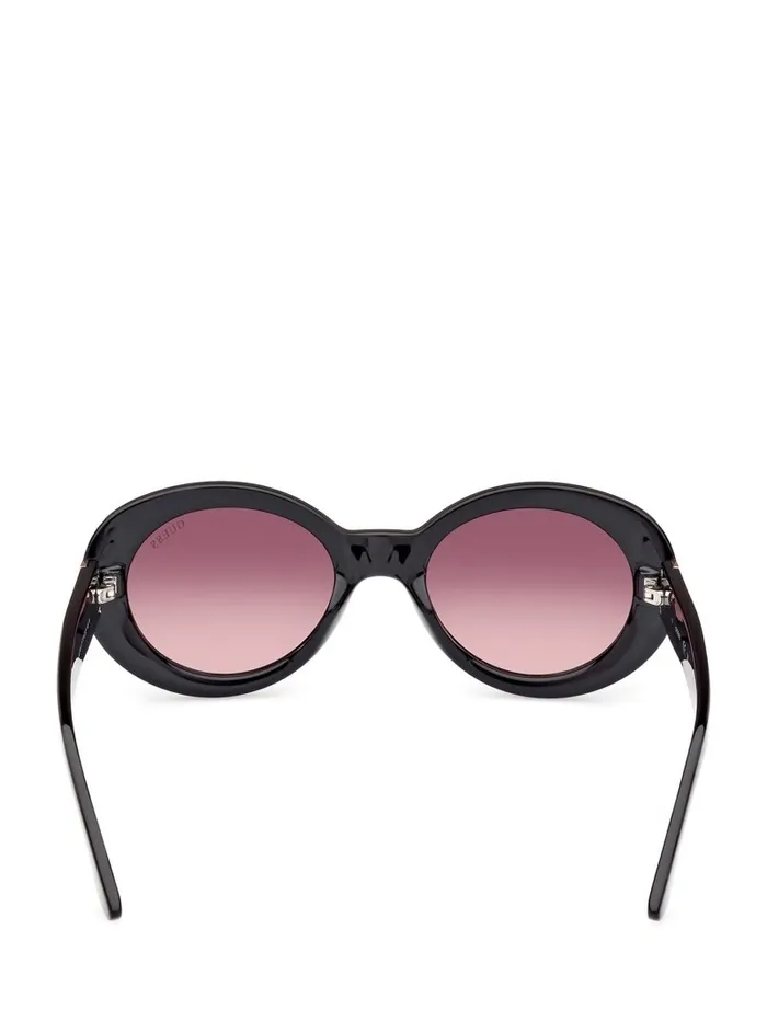 GUESS Navaeh Plastic Stone Sunglasses Black Women Sunglasses GUESS Navaeh Plastic Stone Sunglasses Black Women Sunglasses