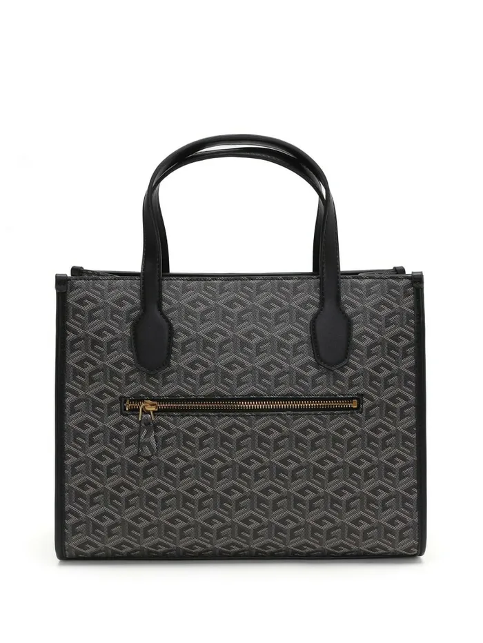 GUESS Silvana G Cube Tote Chief Green Women Handbags GUESS Silvana G Cube Tote Chief Green Women Handbags