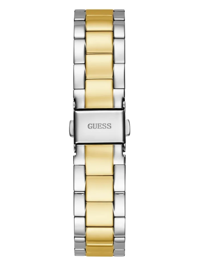 GUESS Watches Women MultiTone and Green Analog Watch Gold GUESS Watches Women MultiTone and Green Analog Watch Gold