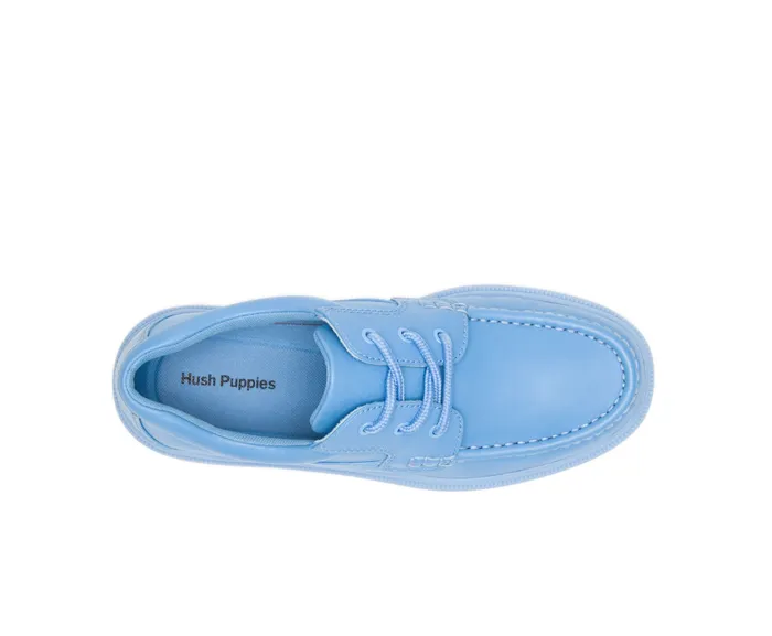 Gus Surf Blue Leather Walking Shoes Hush Puppies Men Gus Surf Blue Leather Walking Shoes Hush Puppies Men