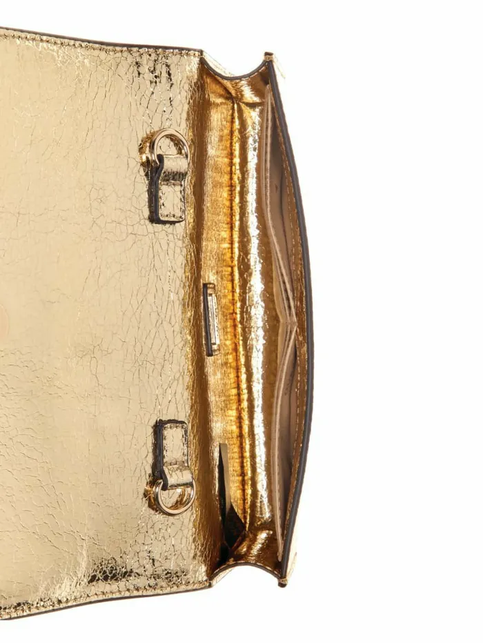 Handbags Gilded Glamour Mini Crossbody Clutch Gold 8211 GUESS Women Handbags Gilded Glamour Mini Crossbody Clutch Gold 8211 GUESS Women