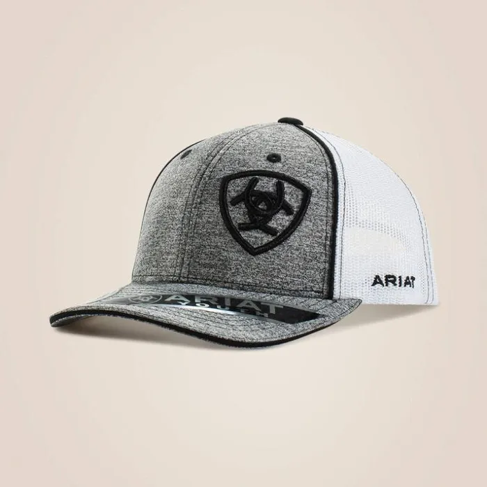 Hats and Caps Kids Ariat Offset Shield Cap Black
