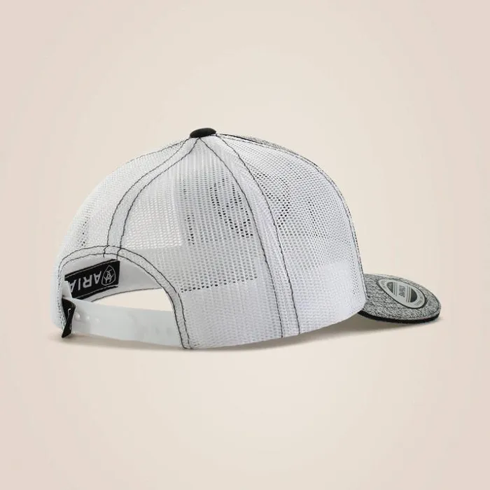 Hats and Caps Kids Ariat Offset Shield Cap Black Hats and Caps Kids Ariat Offset Shield Cap Black
