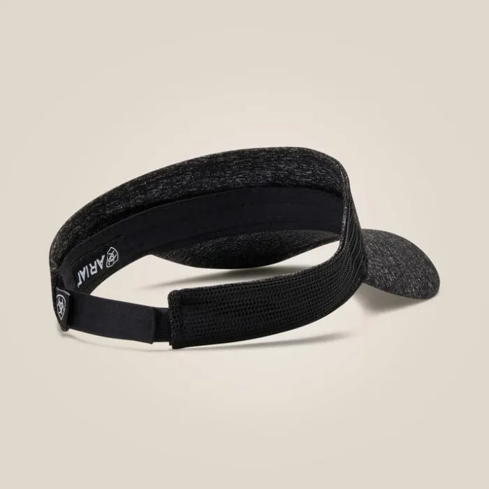 Hats and Caps Men Ariat Offset Logo Visor Black Hats and Caps Men Ariat Offset Logo Visor Black