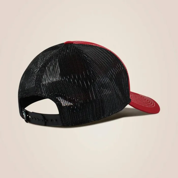 Hats and Caps Women Ariat Rhinestone Logo Cap Red