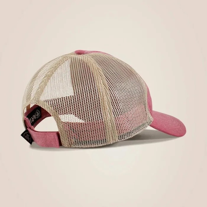 Hats and Caps Women Ariat Small Logo Cap Burgundy Hats and Caps Women Ariat Small Logo Cap Burgundy