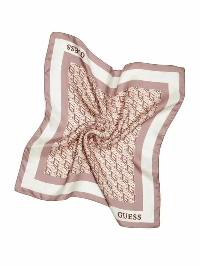 Hats and Scarves Women GUESS G Cube Silk Scarf Primrose Hats and Scarves Women GUESS G Cube Silk Scarf Primrose