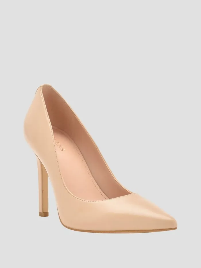 Heels Seanna Leather Pumps Light Natural 110 8211 GUESS Women