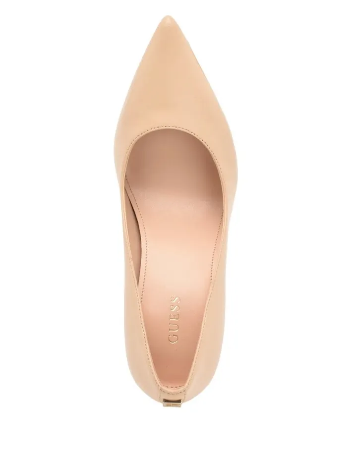 Heels Seanna Leather Pumps Light Natural 110 8211 GUESS Women Heels Seanna Leather Pumps Light Natural 110 8211 GUESS Women