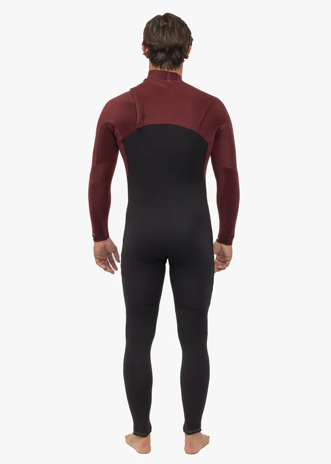 High Seas Wetsuits Vissla Men High Seas II 43 Full No Zip Wetsuit Wine