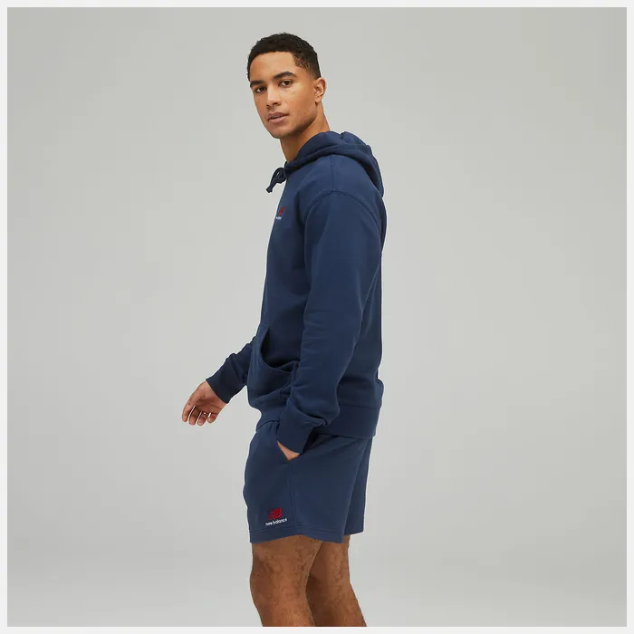 Hoodies and Sweatshirts Women Unissentials French Terry Hoodie NATURAL INDIGO New Balance Hoodies and Sweatshirts Women Unissentials French Terry Hoodie NATURAL INDIGO New Balance