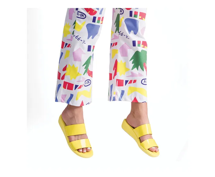 Hush Puppies Brite Jells Slide Fiesta Red Women Sandals