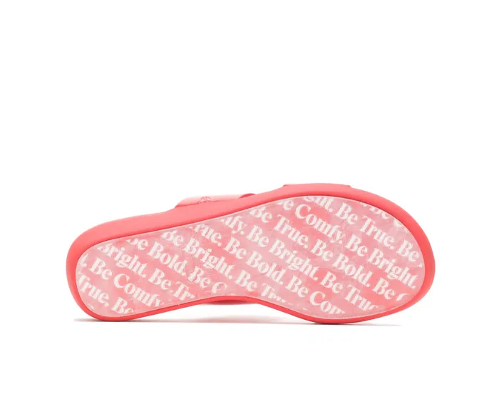 Hush Puppies Brite Jells Slide Fiesta Red Women Sandals